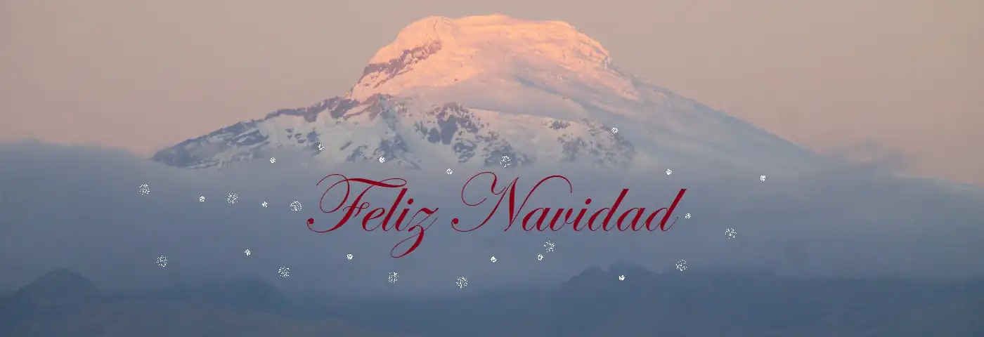 Feliz Navidad - Weihnachtsgrüße aus Ecuador