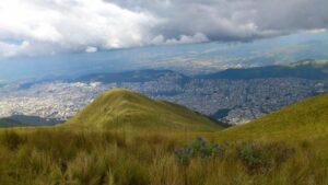 Einzigartiger Ausblick über Quito, Ecuador