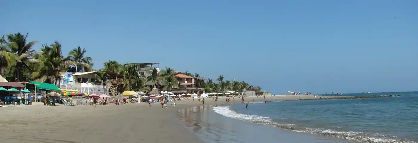 Strand von Mancora in Peru