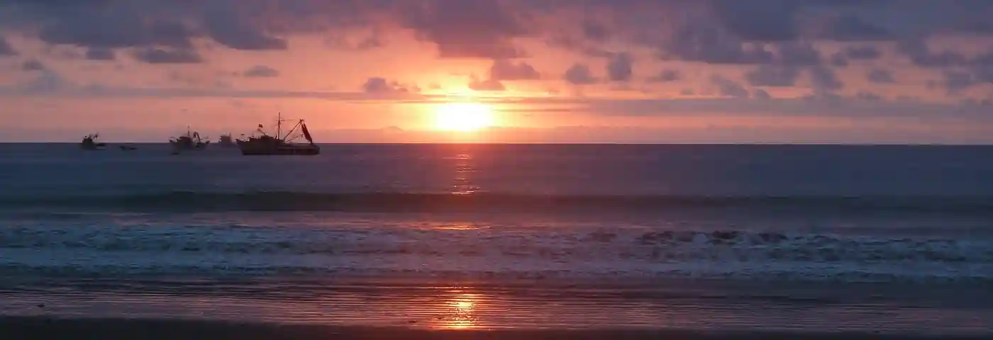 Sonnenuntergang Puerto Lopez