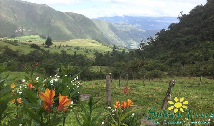 Aussicht in Pimampiro, Ecuador