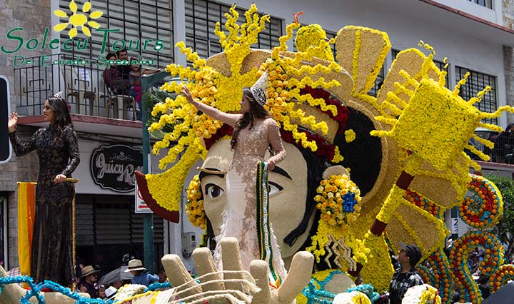 Karnevalsumzug in Ecuador