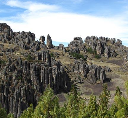 Landschaft Cajamarca Peru