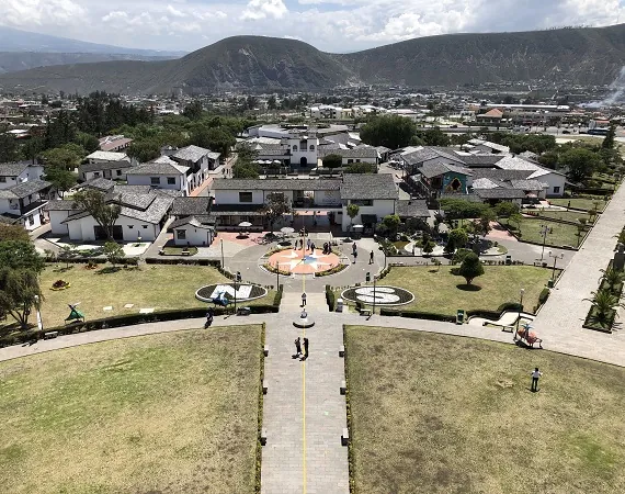 Blick vom Äquatordenkmal