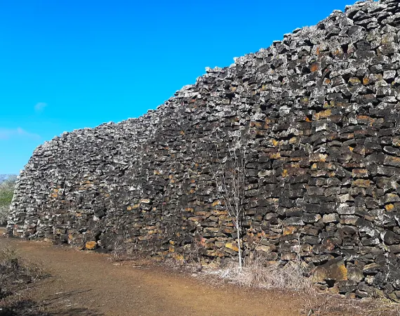 Mauer der Tränen auf der Galapagos Insel Isabela