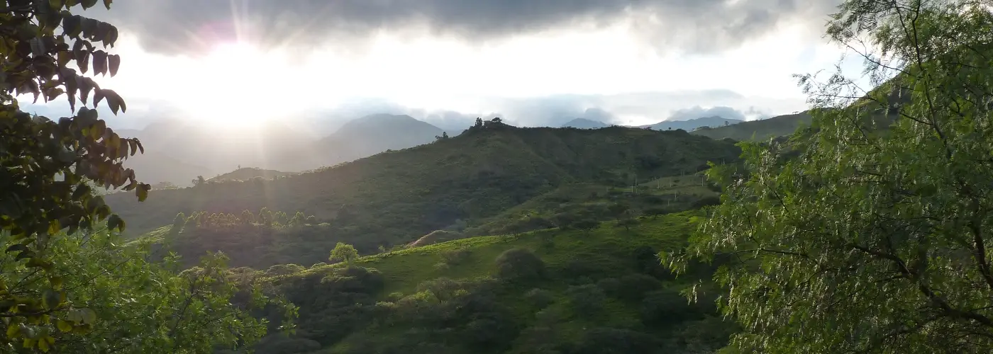 Landschaft im Tal von Vilcabamba