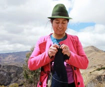 Begegnung in den Anden Ecuadors