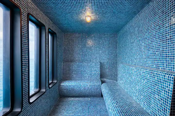 Hammam auf dem Galapagos Katamaran Hermes