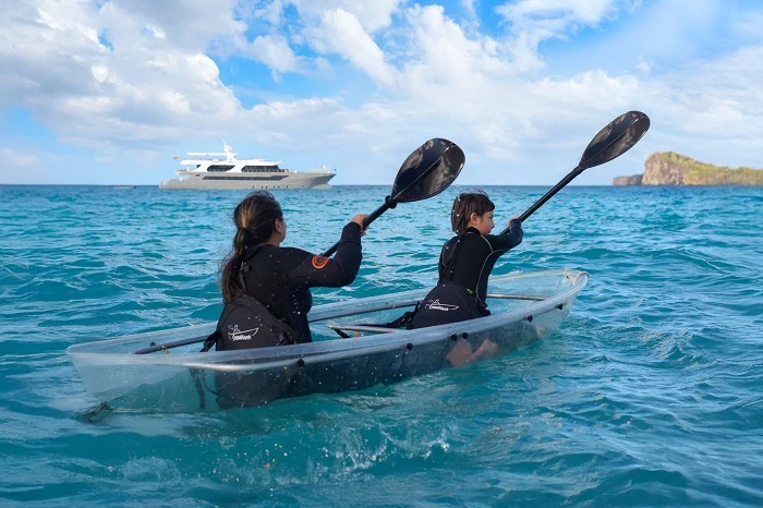 Kayakausflug von der Galapagos Tribute aus