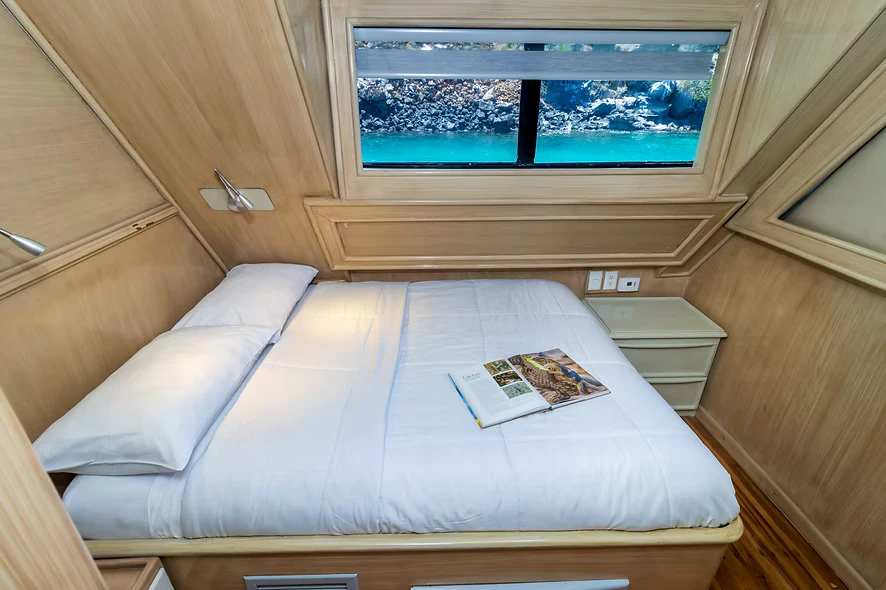 Doppelkabine auf dem Oberdeck der Yacht Letty