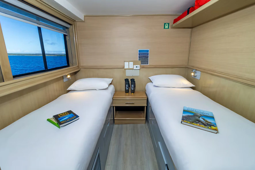 Twin Kabine auf dem Oberdeck der Yacht Letty