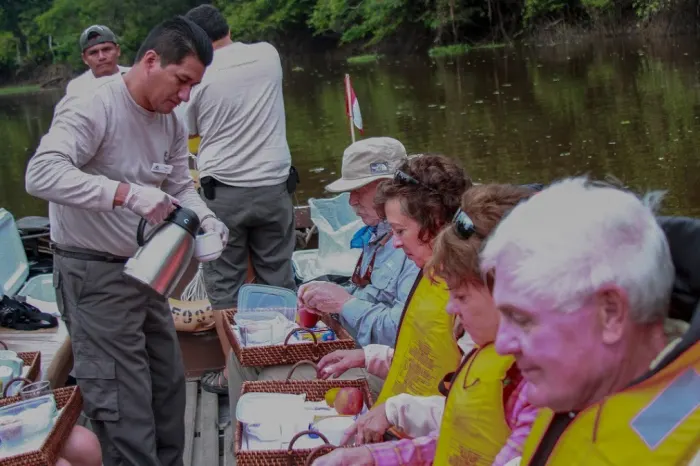 Picknick im Boot Ausflug La Perla