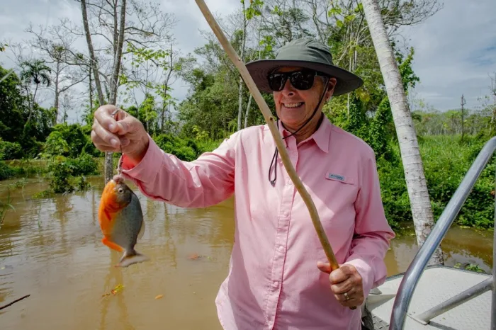 Piranha fischen La Perla Ausflug