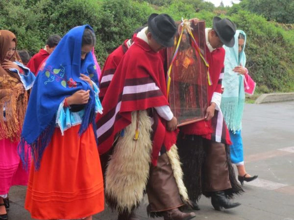 Tanzaufführung in Ecuador