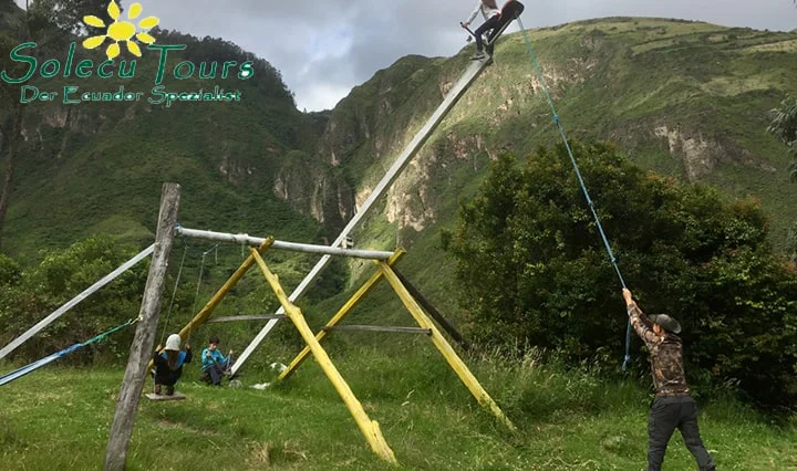 Wippe beim Mirador de los Osos Andinos
