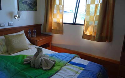 Doppelkabine der Galapagos Yacht Angelito