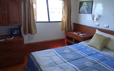 Doppelkabine der Galapagos Yacht Angelito