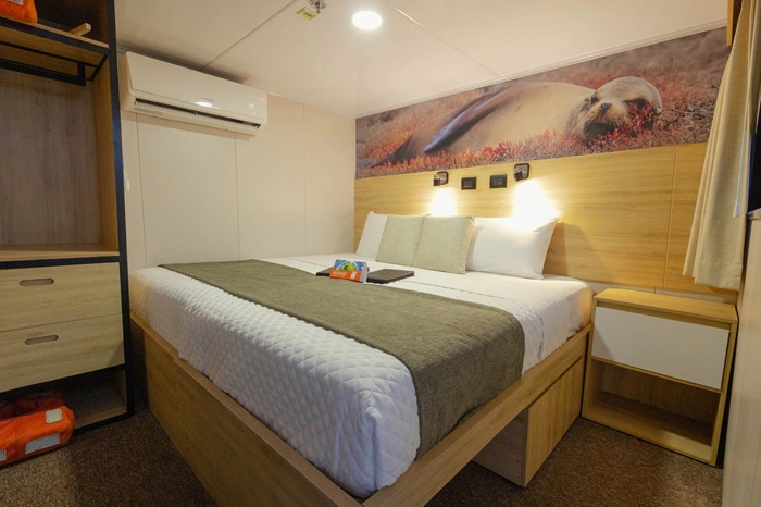 Doppelkabine der Galapagos Yacht Bonita