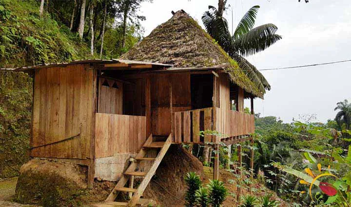 Hütte beim Mirador Indichuris nahe Puyo