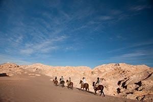 Reiten durch die chilenische Atacamawüste