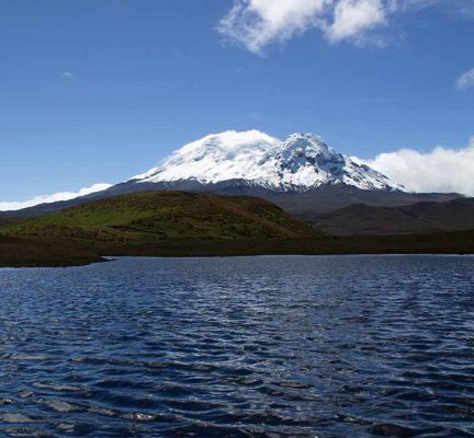 Aussicht auf Vulkan Ecuador