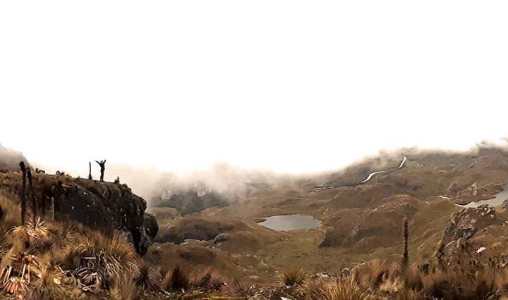 Cuenca Aussicht im Nationalpark Las Cajas