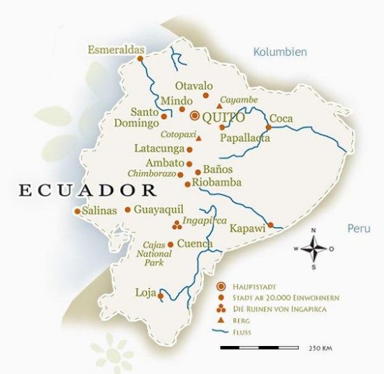 Karte ecuador - Der absolute Gewinner 