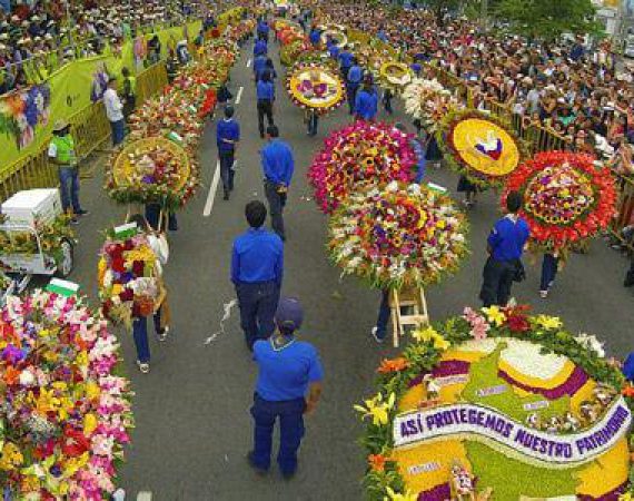 Karneval in Medellin Kolumbien