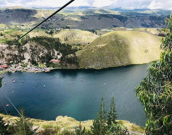 Laguna de Yambo von oben