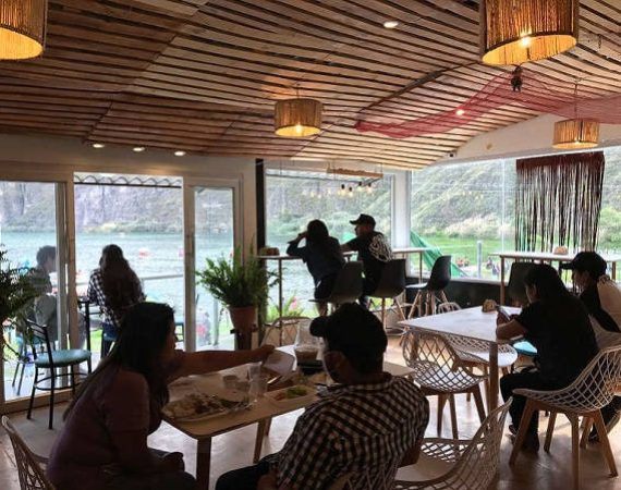 Restaurant bei der Laguna de Yambo