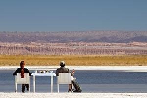 Laguen Cejar in Chile in der Atacamawüste