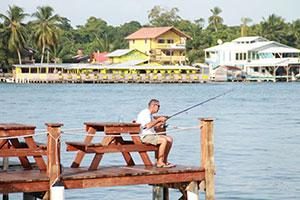 Angler in Bocas del Toro Panama