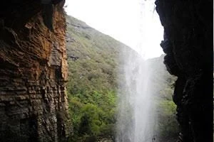 Cascada in Villa de Leyva in Kolumbien