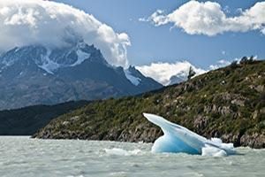 Lago Grey im Nationalpark Torres del Paine Chile