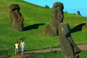 Rano Raraku Vulkan Osterinsel Chile