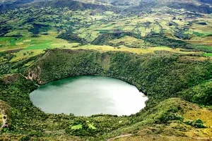 Lagune Guatavita in Kolumbien