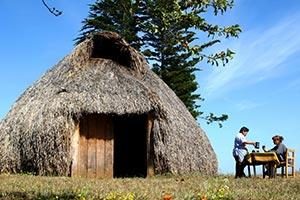 Mapuche Haus in Araucania Chile