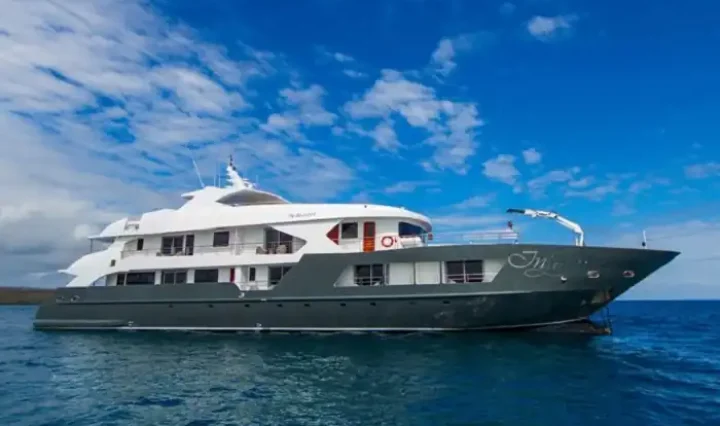 Außenansicht der Yacht Infinity
