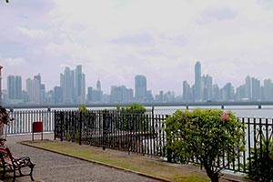 Panorama Ufer Panama Stadt