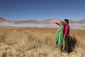 Salar de Aguas Calientes in Chile