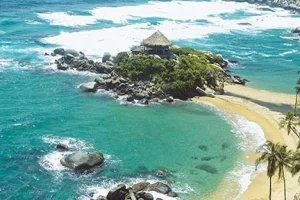 Strand von Tayrona Kolumbien