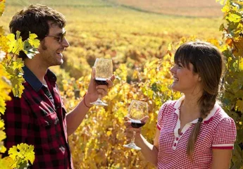 Weinverkostung in den Weinbergen von Chile