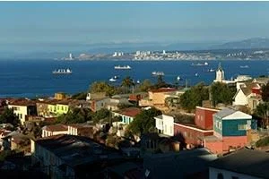 Panorama Valparaiso Chile
