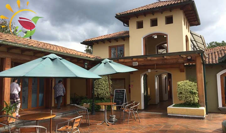 Innenhof der Galerie in Cumbayá