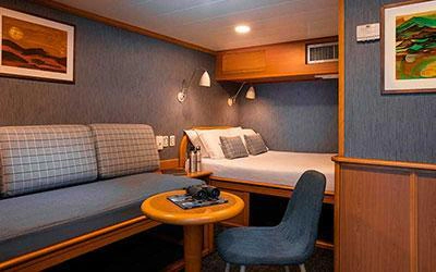 Klassik Familienkabine der Erste Klasse Galapagos Yacht Isabela II