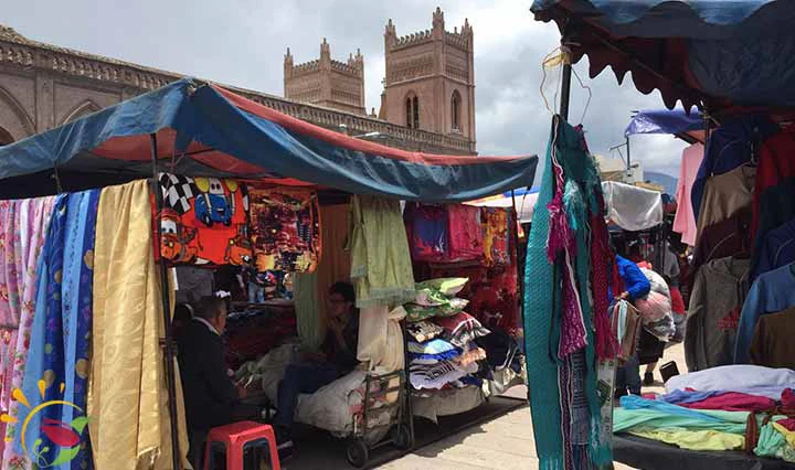 Markt an der Plaza Roja