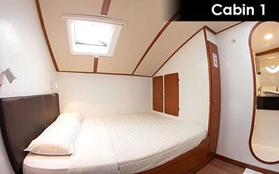 Kabine 1 auf dem Galapagos Katamaran Nemo