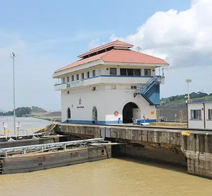 Schleuse am Panamakanal