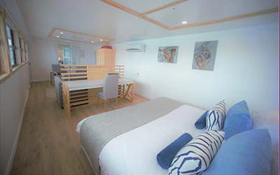 Suite der Luxus Yacht Sea Star Galapagos